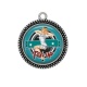 Pendentif Cabochon Argent - pin up