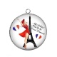 Pendentif Cabochon Argent - pin up