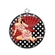Pendentif Cabochon Argent - pin up