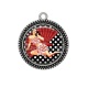 Pendentif Cabochon Argent - pin up
