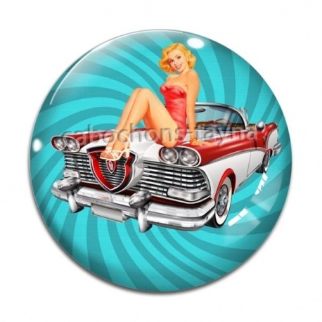Cabochon Verre - pin up