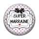 Cabochon Résine - super marraine