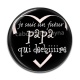 Cabochon Résine - je suis un futur papa qui déchire