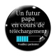Cabochon Verre - futur papa
