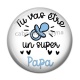Cabochon Résine - tu vas être un super papa