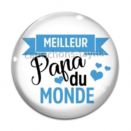 Cabochon Verre - meilleur papa