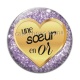 Cabochon Verre - une soeur en or