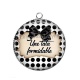 Pendentif Cabochon Argent - une tata formidable