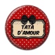 Cabochon Résine - tata d'amour