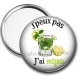 Miroir de poche - j'peux pas j'ai mojito