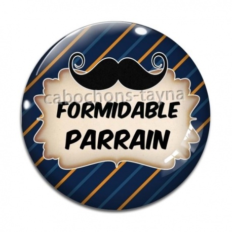 Cabochon Verre - formidable parrain