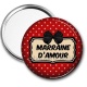Miroir de poche - marraine d'amour