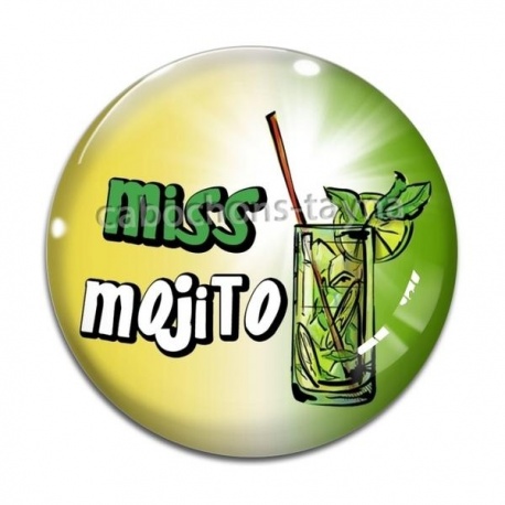 Cabochon Verre - miss mojito