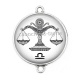 Connecteur Cabochon Argent - signe astrologie