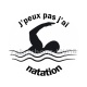 j'peux pas j'ai natation