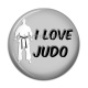 Cabochon Résine - i love judo