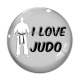 Cabochon Verre - i love judo
