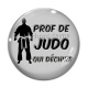 Cabochon Verre - prof de judo qui déchire