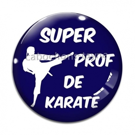 Cabochon Verre - super prof de karaté