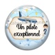 Cabochon Verre -  un pilote exceptionnel