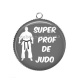 Pendentif Cabochon Argent - super prof de judo