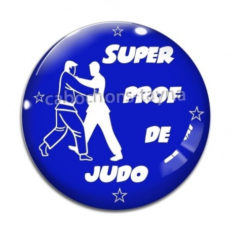 Cabochon Verre - super prof de judo