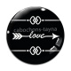 Cabochon Verre - love