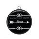 Pendentif Cabochon Argent - love