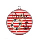 Pendentif Cabochon Argent - pirate des mers