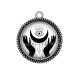 Pendentif Cabochon Argent - spiritualité