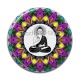Cabochon Résine - bouddha méditation