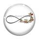 Cabochon Verre - signe infini