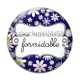 Cabochon Verre - une marraine formidable