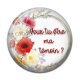 Cabochon Résine - veux tu être ma témoin