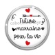 Cabochon Verre - future marraine pour la vie