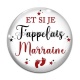 Cabochon Verre - et si je t'appelais marraine