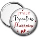 Miroir de poche - et si je t'appelais marraine