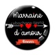Cabochon Verre - marraine d'amour forever