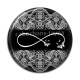 Cabochon Résine - signe infini