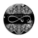 Cabochon Verre - signe infini