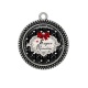 Pendentif Cabochon Argent - super marraine