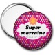 Miroir de poche - super marraine