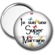 Miroir de poche - super marraine