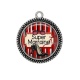 Pendentif Cabochon Argent - super marraine