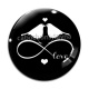 Cabochon Verre - signe infini