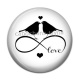 Cabochon Résine - signe infini