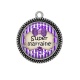 Pendentif Cabochon Argent - super marraine
