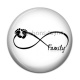 Cabochon Résine - signe infini