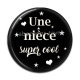 Cabochon Résine - une nièce super cool