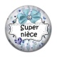 Cabochon Résine - super nièce